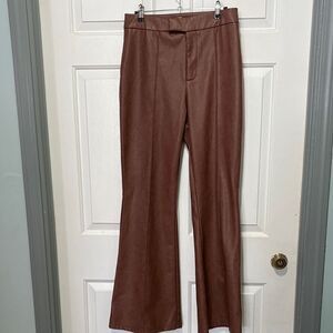 Avec Les Filles Vegan Wide Leg Pants